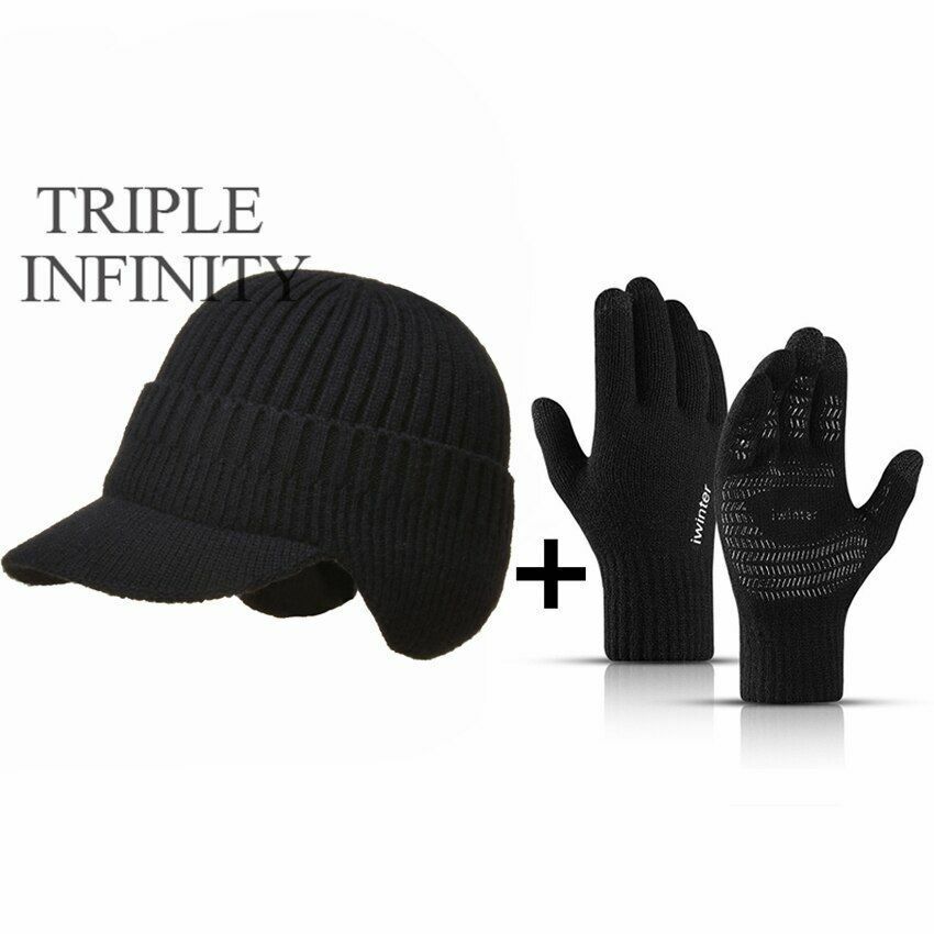 Winter Cap Baseball Outdoor Fishing Riding Thick Windproof Comfortable Soft Hat