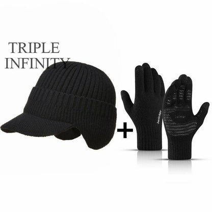 Winter Cap Baseball Outdoor Fishing Riding Thick Windproof Comfortable Soft Hat