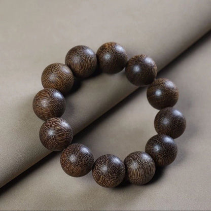 20mm Beads Natural Grade A Agarwood Men Woman Bracelet Buddha Lucky Prayer Beads
