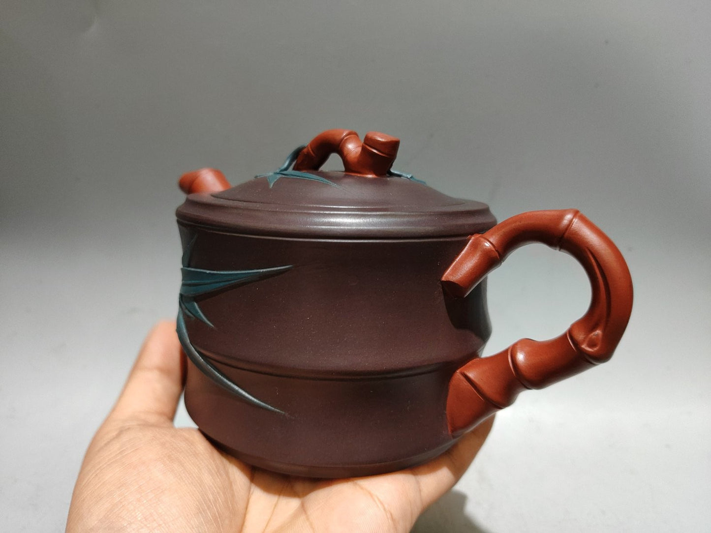 Chinese Yixing Zisha Clay Handmade Exquisite Dragon&Phoenix Teapot 31220