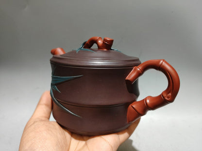 Chinese Yixing Zisha Clay Handmade Exquisite Dragon&Phoenix Teapot 31220