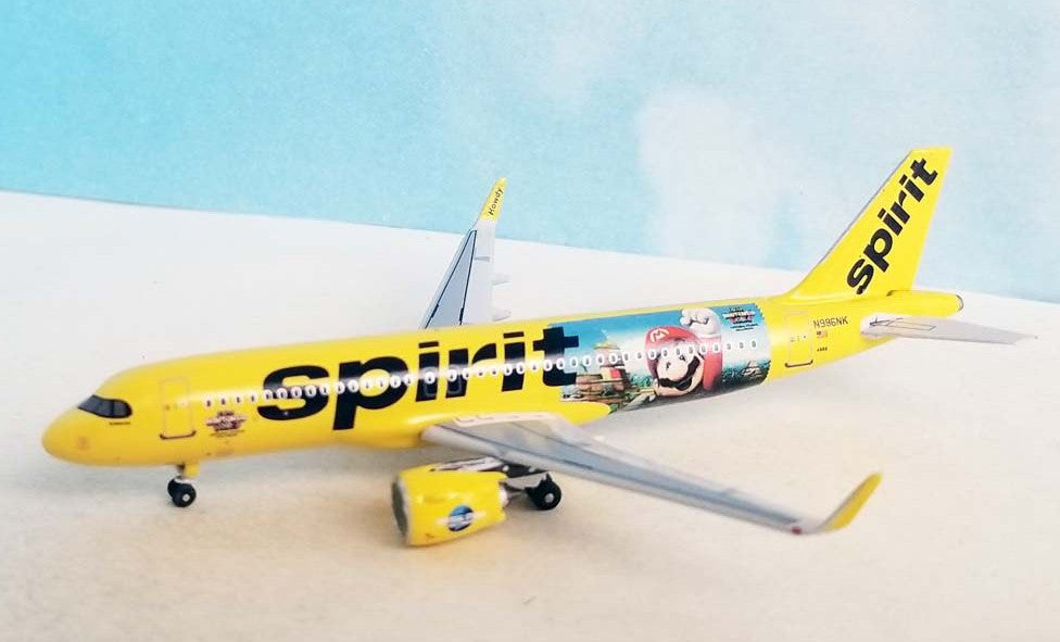 1:400 AeroClassics Spirit Airlines AIRBUS A320neo Passenger Plane Diecast Model