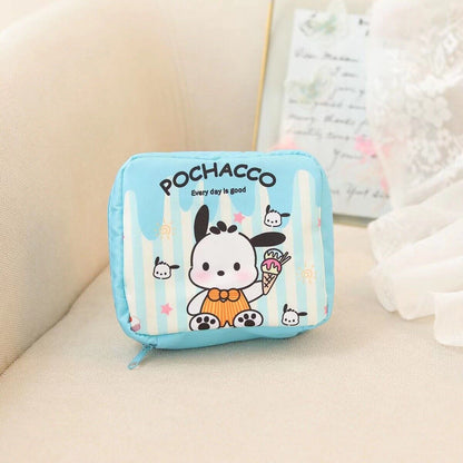 Girls' Portable Cute Jewelry Storage Bag Sanitary Cotton Storage Bag