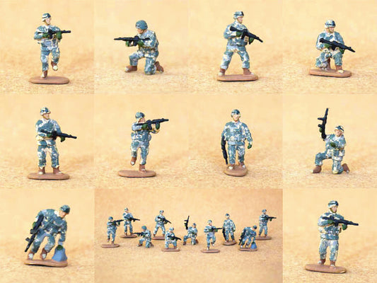 U.S. Army in Afghanistan 1/72 Finished 10 figures model Set Caesar
