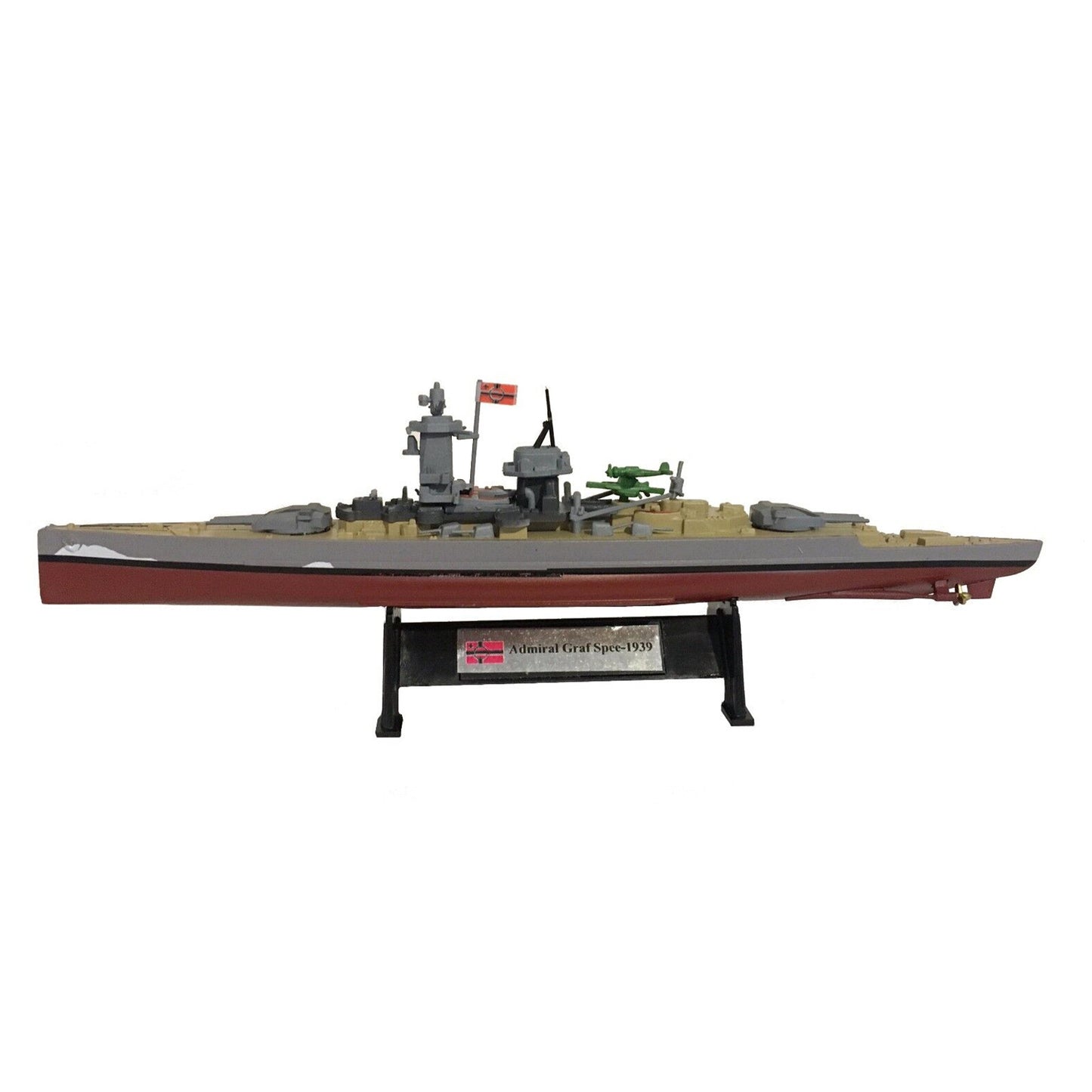 1/1000 Scale Diecast Alloy WWII German Navy Admiral Graf Spee Battleship Model