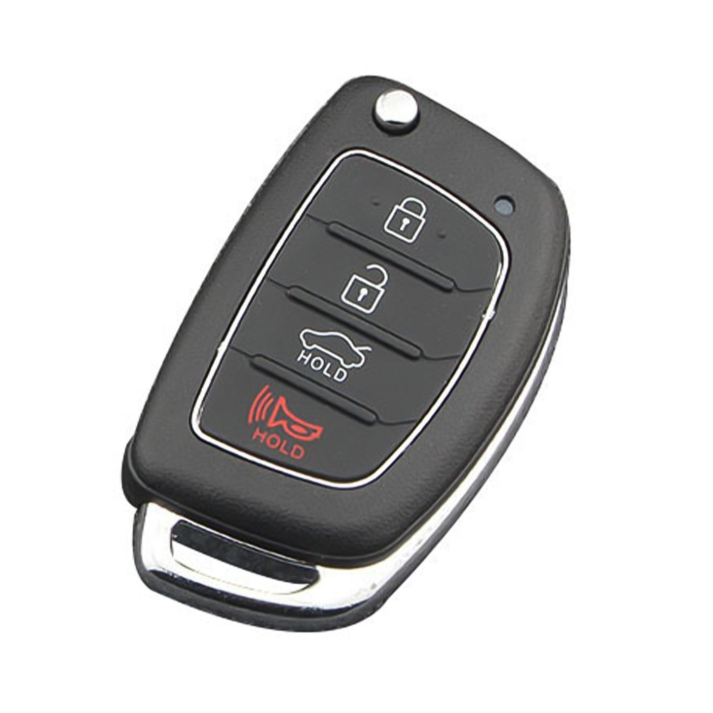 4 Button Flip Folding Remote Right Key Shell Fob Case For HYUNDAI Elantra Mistra