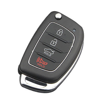 4 Button Flip Folding Remote Right Key Shell Fob Case For HYUNDAI Elantra Mistra