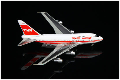 1:400 GeminiJets TRANS WORLD BOEING B747SP Airplane Diecast Plane Aircraft Model