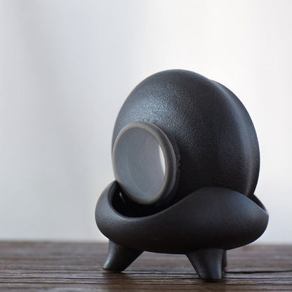 Black Ceramic Tea Strainers Accessory