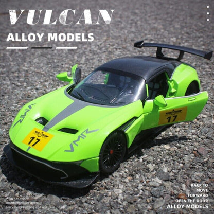 1:22 Aston Martin GT Diecast Model Toy Car Collection Vehicle Sound Lights Gift