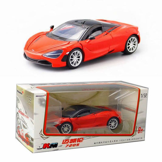 1:32 Diecast McLaren 720S Sports Car Metal Car Model Toy Door Open Sound Light