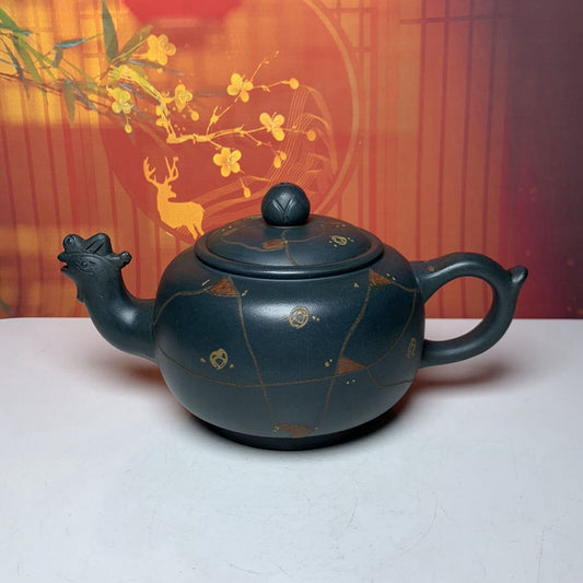 Vintage Chinese Yixing Purple Clay Teapot Zisha Ceramic Exquisite Unique Teaware