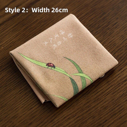 Printed Flannel Tea Towel|Tea Mat|Tea Accessories