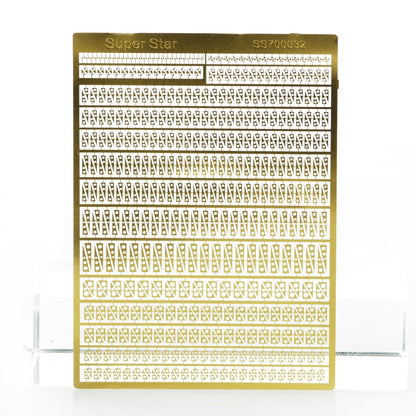 SSMODEL SS700032 1/700 WWII Warship Triangular Perforated Gussets