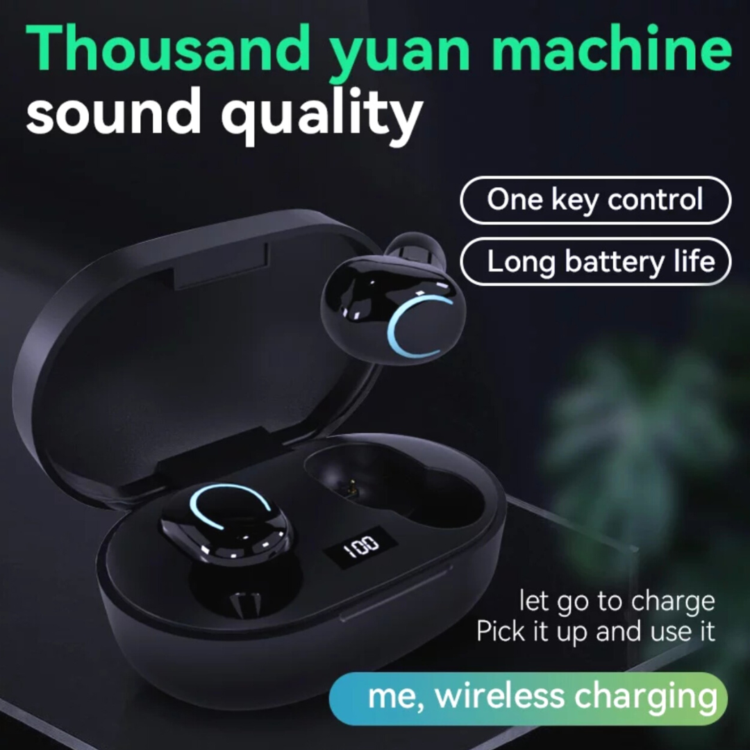 Bluetooth 5.2 Earbuds Waterproof Stereo Sport Wireless Headphones in Ear Headset