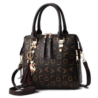 Women Tote Handbag Top Handle Satchel PU Leather Shoulder Messenger Bag Purse