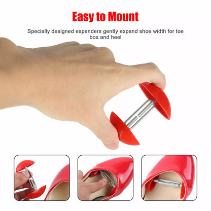 4× Adjustable Shoe Stretcher Tree Boot Size Shaper Expander Widener Men Women US