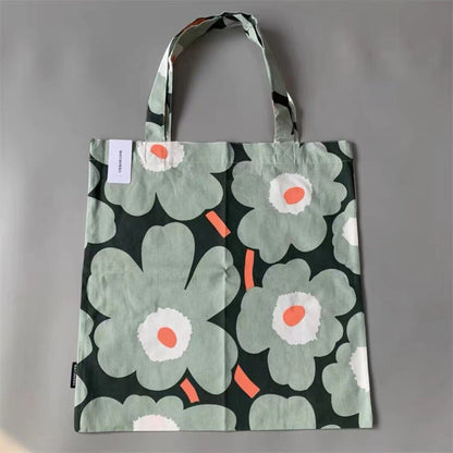 Fashion Colorful Elegant Canvas Unikko Poppy Tote Bag,Shopping Bag For Her