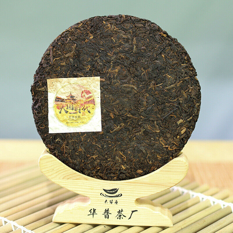 357g Puerh Ripe Tea Ancient Pure Tea Tightly Pressed Big Country Era Tea 12.59oz
