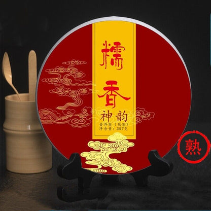 357g Yunnan Nuoxiang Tea Shen Yun Gu Shu Pu'er Tea Cake Tea