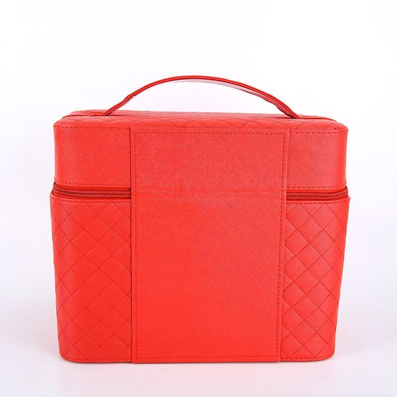 Large Capacity Makeup Cosmetic Bag Multilayer Storage Portable Make Up Suitcase