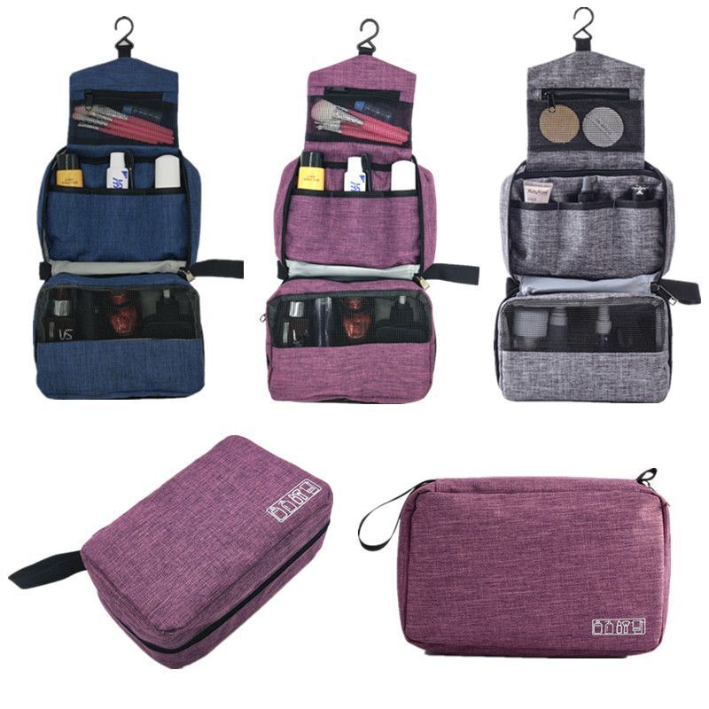 Cosmetic Bag Travel Organizer Toiletry Wash Make up Storage Pouch Folding Purse