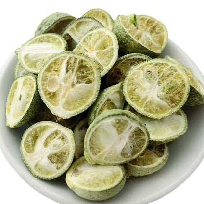 500g Freeze-dried green kumquat lemon tea half green kumquat smalldried kumquat