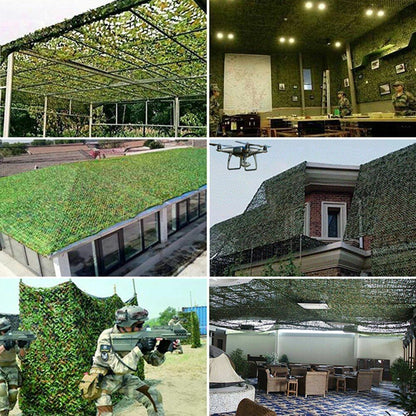 Military camouflage net 210D Oxford cloth hunting courtyard decorations 2-Layer