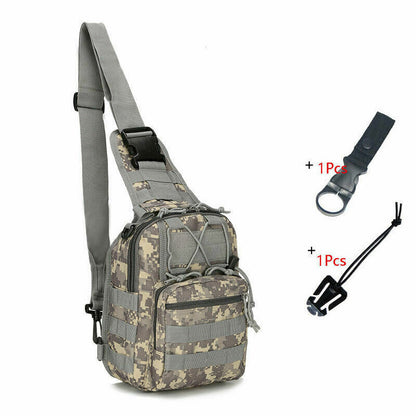 Outdoor Military Shoulder Bag Camping Hunting Daypack Sport Camouflage Backpack