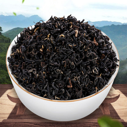 Top Dian Hong Tea Yunnan Red Tea Healthy Drink Kong Fu Black Tea Loose Leaf 250g
