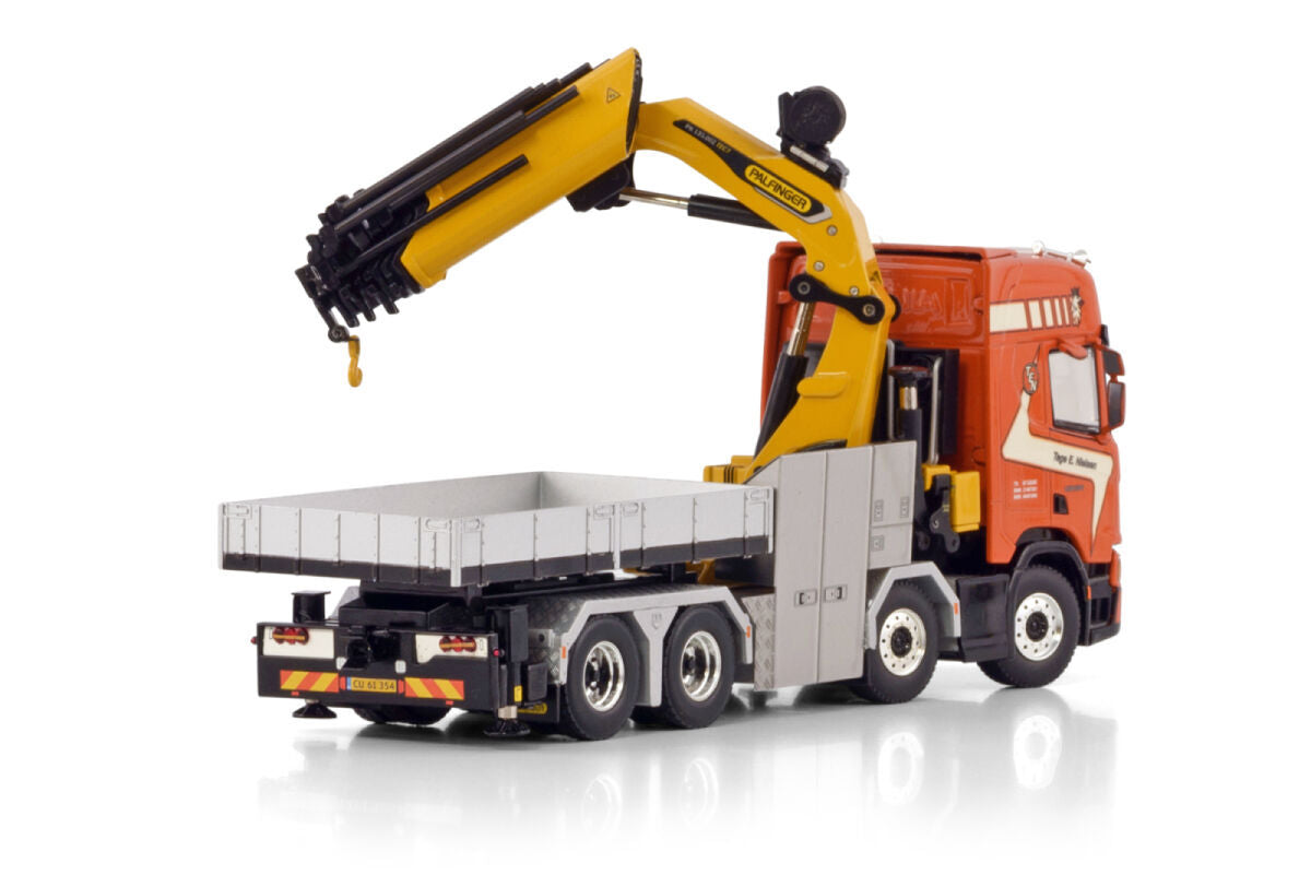 1:50 WSI Nielsen SCANIA R 8X4 Folding Arm Dump Truck Construction Diecast Model