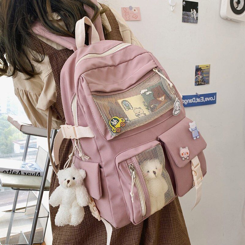 Large Capacity Backpacks Students Bag Waterproof School Traveling Bag 32*13*43CM