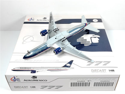 1:400 JC Wings AEROMEXICO BOEING B777-200ER Passenger Airplane Diecast Model