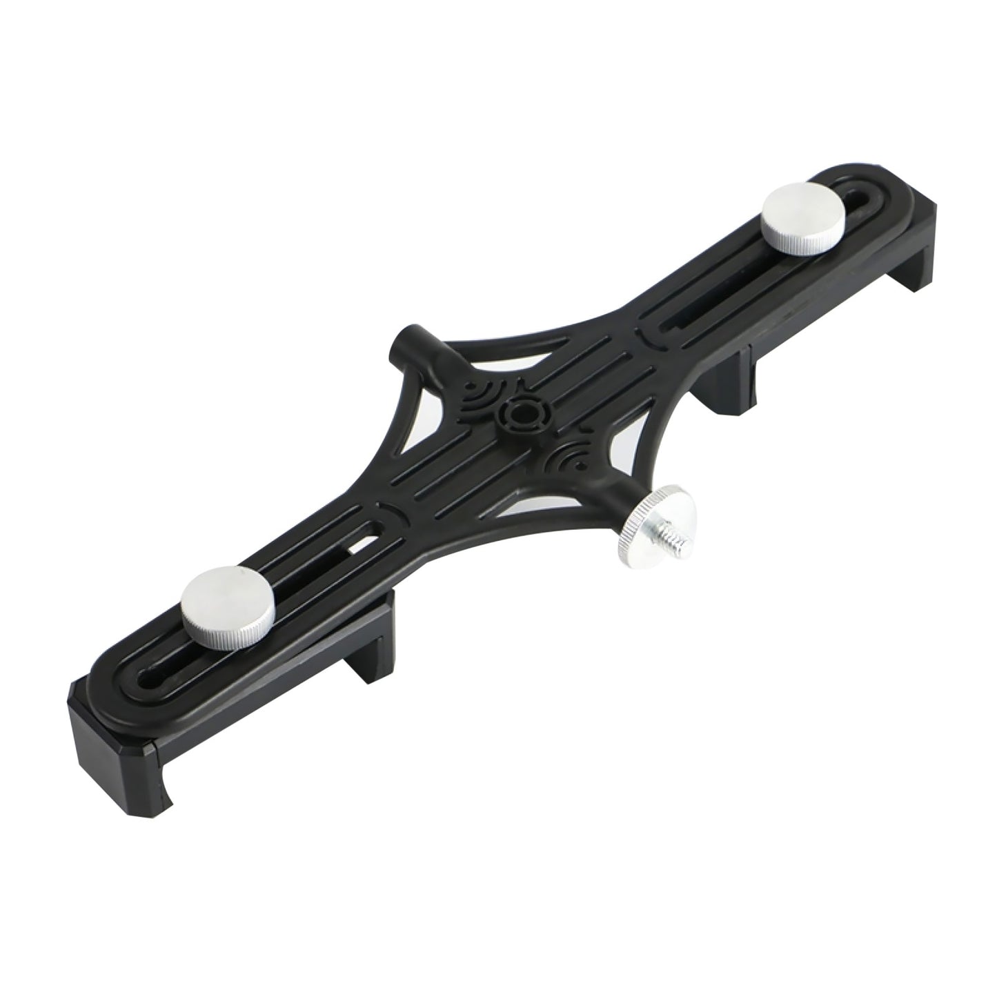 Stable 360° Adjustable Dual Bracket Phone Clip Holder for Video Live Vlogging