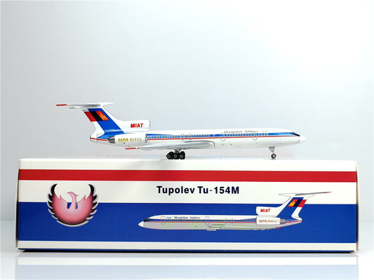 1:400 Phoenix Mongolian Airlines Tupolev TU-154M Airplane Diecast Aircraft Model
