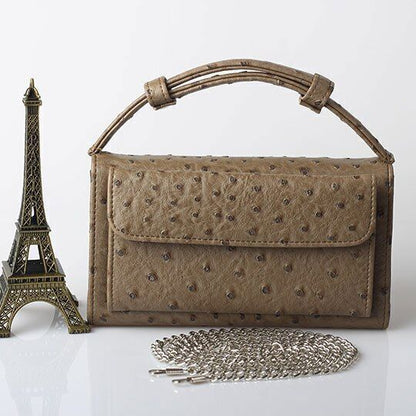 Leather Clutch Crossbody Bag Gold Luxury Serpentine Clutch Purse Messenger Bags