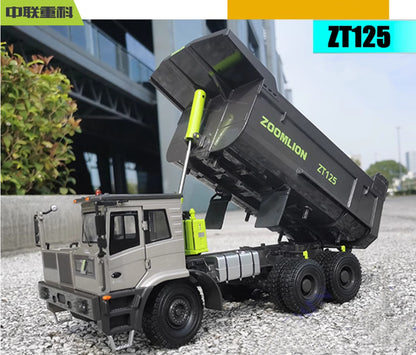 1:35 28CM ZOOMLION ZT125 MINING PUMP TRUCK Vehicle Contruction Diecast Model