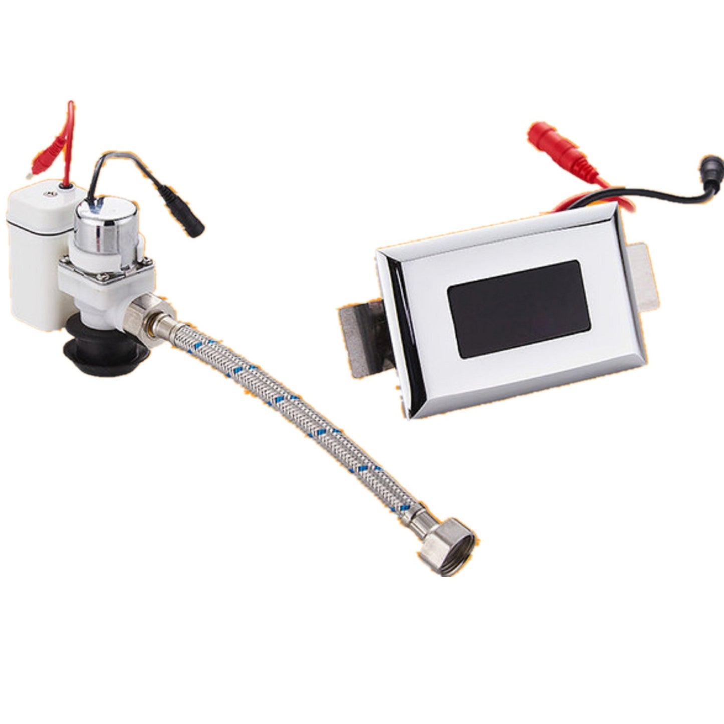 Automatic Ceramic Integrated Standing Urinals Sensor Flusher Flush Valve Kit a