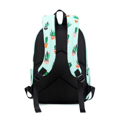 Waterproof Nylon Lightweight Backpack Women 16.5 inch School Student Book Bags