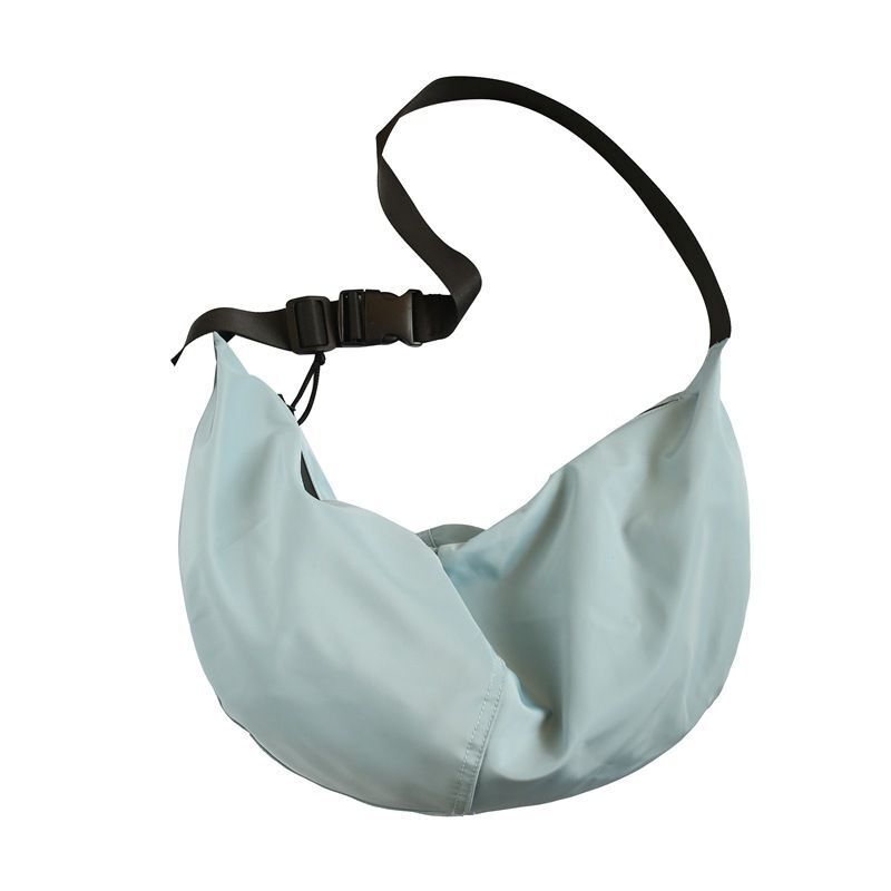 Large Multicolor Dumpling Bag Retro Nylon Waterproof Shoulder Student Traveling