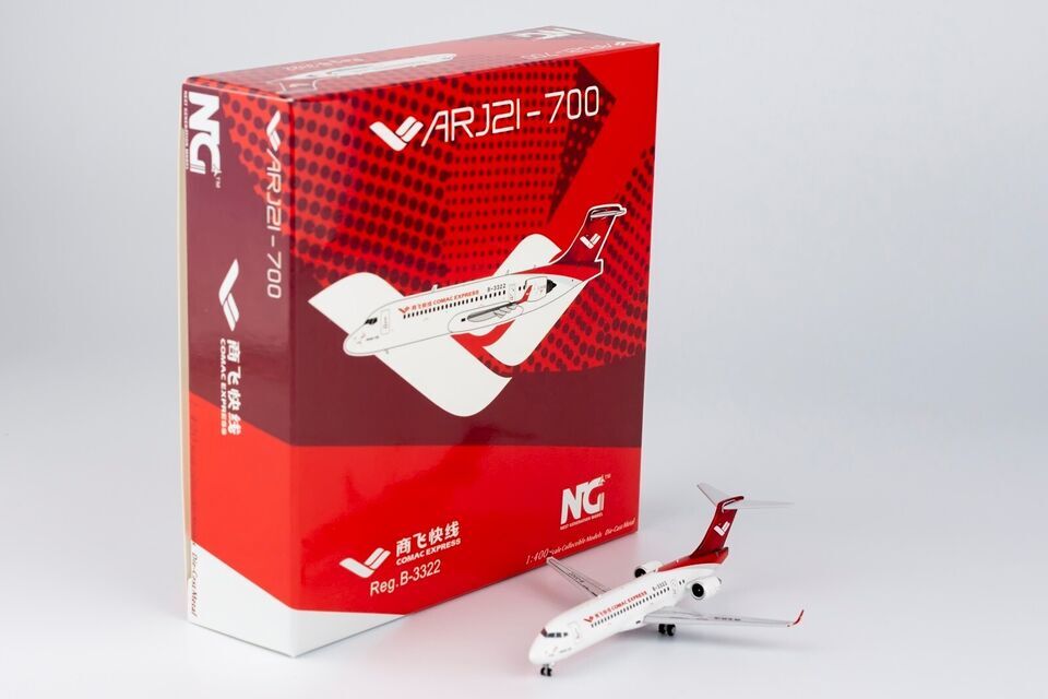 1:400 NG Model COMAC Express Comac ARJ21-700 Passenger Airplane Diecast Model