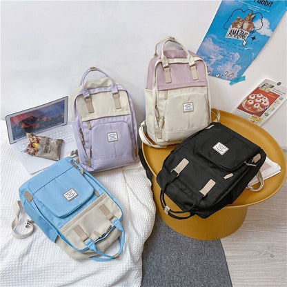 Multifunction Fashion Student Backpack Portable Shoulder Laptop Bag 30*13*42 CM