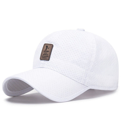 Summer Snapback Quick Dry Mesh Baseball Cap Outdoor Golf Breathable Hat Unisex