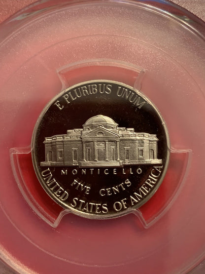 1996 S 5C President Thomas Jefferson Nickel Proof PCGS PR69DCAM GEM Coin LIBERTY