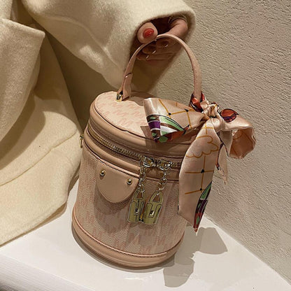 Tote Bucket Bag PU Leather Women's Designer Handbag Shoulder Bag