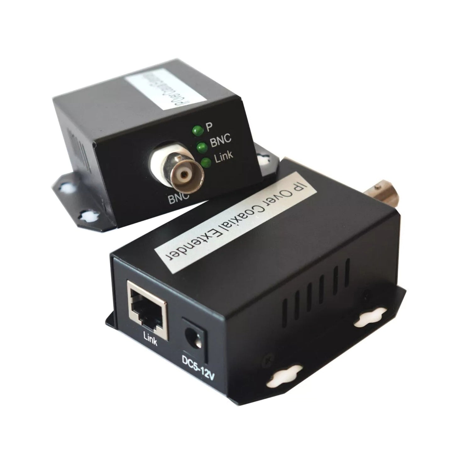 2PCS/Set Durable Metal Network Rj45 BNC IP Over Coaxial Extender Accessories