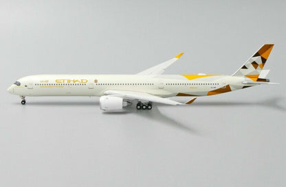 1:400 JC Wings ETIHAD AIRBUS A350-1000 Passenger Plane Flap Down Diecast Model