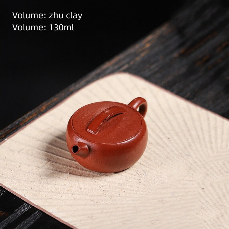 Full Handmade Tea Pot Hand Carved Real Yixing Zisha Clay Master Pot Big Mouth