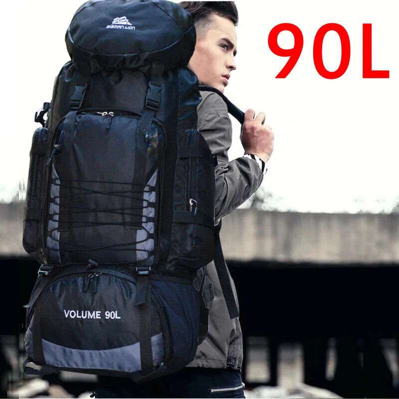 90L Travel Bag Camping Backpack Bags Mountaineering Sport Bag Men Women