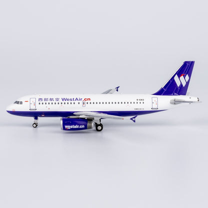 1:400 NGmodels West Air Airbus A319 Passenger Airplane Diecast Model